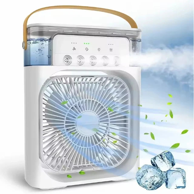 Mini Climatiseur Portable 3-en-1 USB – Ventilateur Brumisateur Purificateur d'Air LURAK
