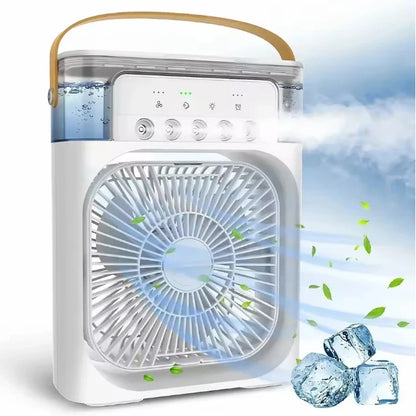 Mini Climatiseur Portable 3-en-1 USB – Ventilateur Brumisateur Purificateur d'Air LURAK