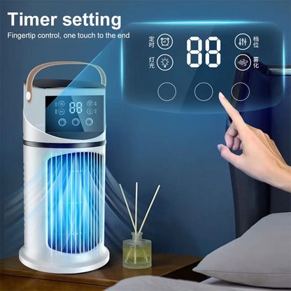Ventilateur Humidificateur USB de Bureau – Brumisateur Silencieux Portable LURAK