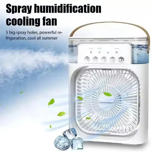 Mini Climatiseur Portable 3-en-1 USB – Ventilateur Brumisateur Purificateur d'Air LURAK