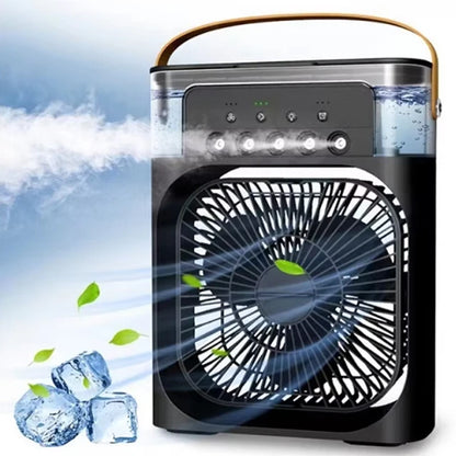 Mini Climatiseur Portable 3-en-1 USB – Ventilateur Brumisateur Purificateur d'Air LURAK