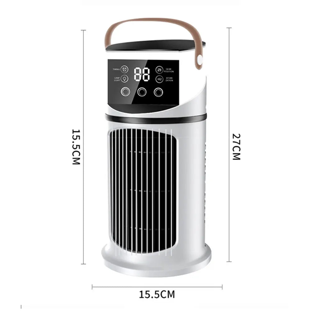 Ventilateur Humidificateur USB de Bureau – Brumisateur Silencieux Portable LURAK