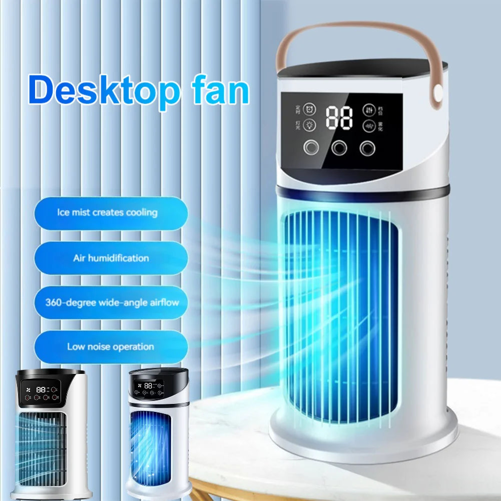 Ventilateur Humidificateur USB de Bureau – Brumisateur Silencieux Portable LURAK