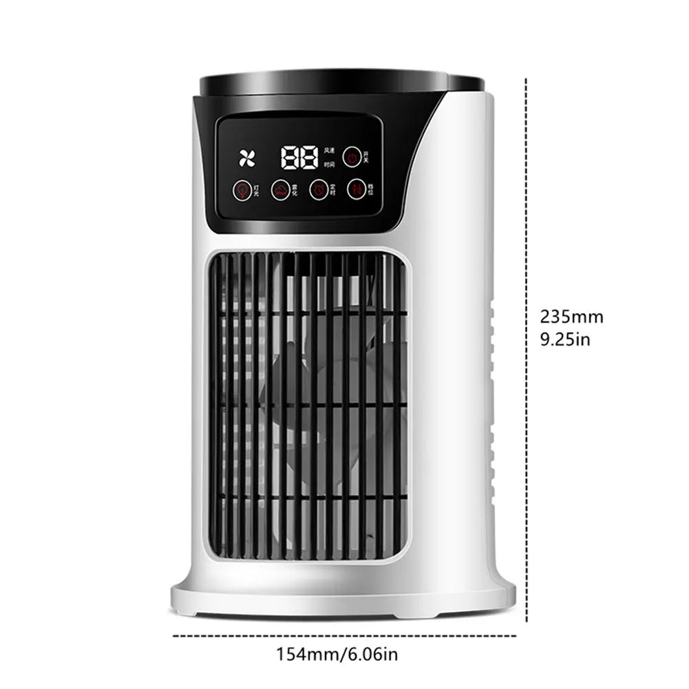 Ventilateur Humidificateur USB de Bureau – Brumisateur Silencieux Portable LURAK