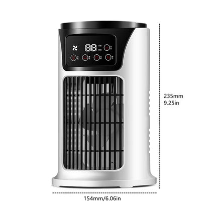 Ventilateur Humidificateur USB de Bureau – Brumisateur Silencieux Portable LURAK